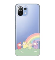Xiaomi Mi 11 Lite Uyumlu Teletubbies Desenli Şeffaf Telefon Kılıfı