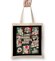 Qwertee Mario Bez Çanta Uzun Saplı