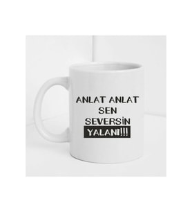 Duvar Yazılı Baskılı Kupa