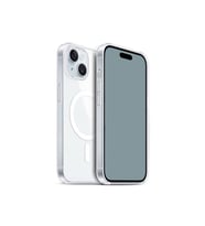 iPhone 15 Plus Uyumlu Kılıf Case, Transparent Hard PC with Magsafe Charging Feature Cover (Şeffaf)