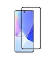 Huawei P50 Pro Süper Pet Ekran Koruyucu Jelatin Şeffaf (Siyah)