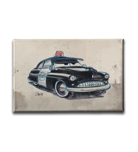 Sheriff Cars Kanvas Tablo ÇOY132