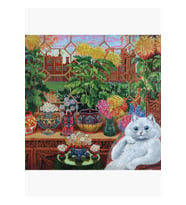 Louis Wain Tarafından Kedi Koleji Ustası Tablo Ahşap Poster Dekoratif