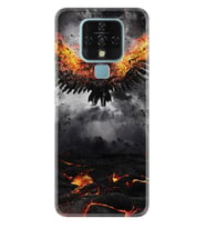 Tecno Camon 16 18P Pova Pova 3 Pova Neo Kılıf Desemli Silikon Ateş Kartalı 1766