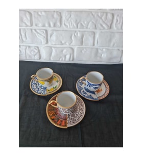 KONYAX 6 KİŞİLİK KAHVE SETİ MIX SET