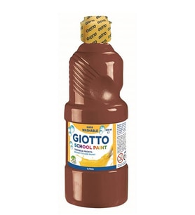 Giotto School Paint 500Ml Kahverengi Guaj Boya 535328