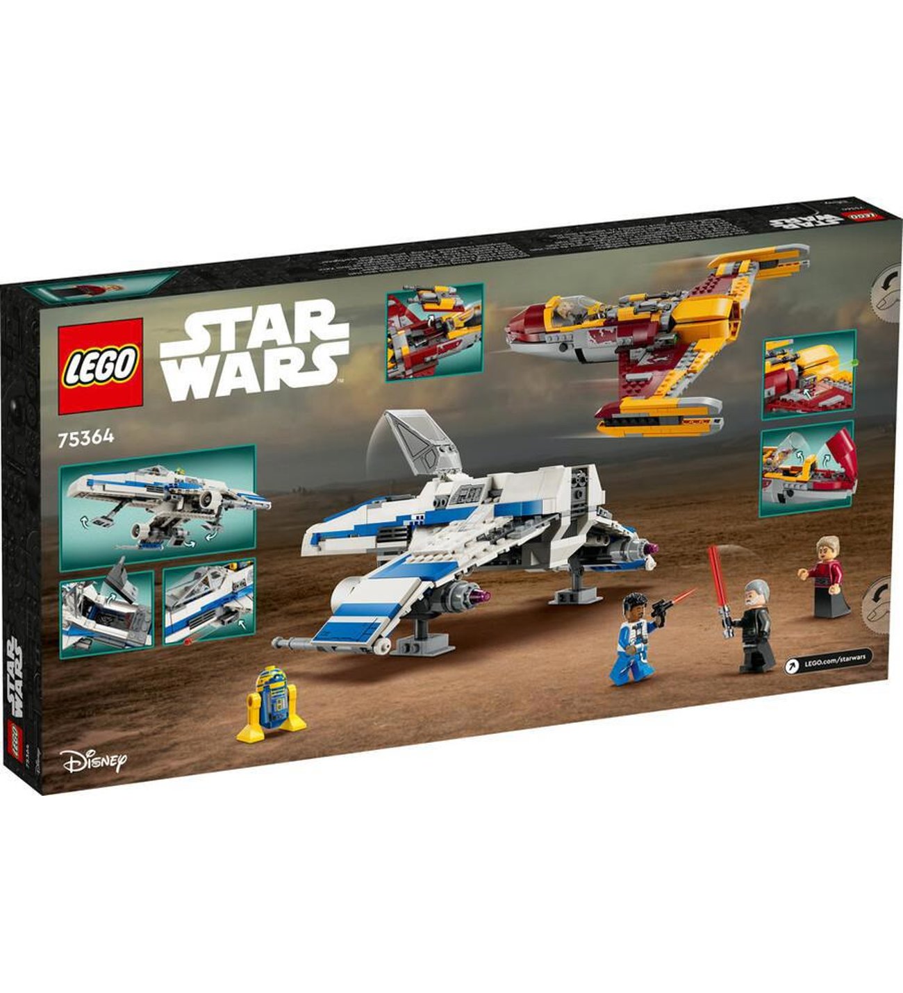 LEGO Star Wars 75364 New Republic E-wing vs. Shin Hati's Starfighter