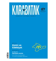 Karabatak Dergi 87.Sayı Temmuz-Ağustos 2026
