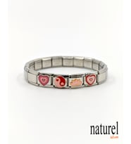 Unisex İtalyan Charm Bileklik Paslanmaz Çelik Bileklik