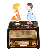Kişiye Özel Nostaljik Radyo Görünümlü Müzik Kutusu
