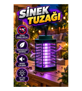Elektrikli Sivrisinek Tuzak Lambası UV LED Işıklı Sessiz ve Kimyasalsız