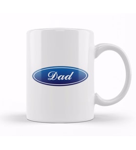 Dad Ford Logo Kupa Bardak Porselen