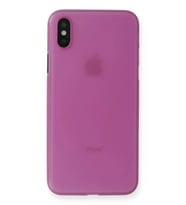 Durukar® iPhone X Kılıf PP Ultra İnce Kapak - Pembe