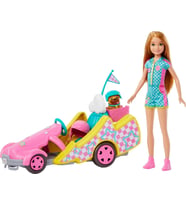 Barbie Stacie Go-Kart Yapıyor Oyun Seti, Oyuncak (Çok Renkli)