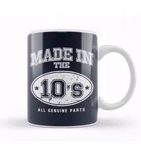 Made In 10s All Genuine Parts Kupa Bardak Porselen