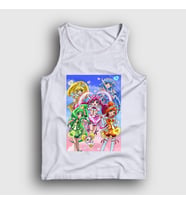 Presmono Unisex Beyaz Precure Pretty Cure Anime Atlet 439793tt