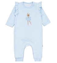 Civil Baby Balerin Nakışlı 6-18 Ay Tulum - Mavi