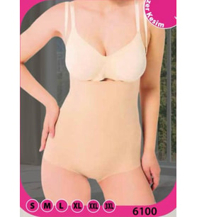 Ten Lazer Kesim Yüksek Bel Slip Korse – Toparlayıcı Şekillendirici Kadın Korse S-3XL 6100