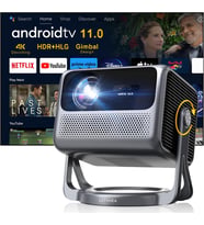 Nova C40-600 ANSILümen, Android TV 11, Netflix Sertifikalı, Wi-Fi 6 & Bluetooth 5.3 Max.120" 4K Projeksiyon