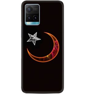 Vivo Y21a Plus Kılıf Resimli Desenli Silikon Platinium Series Ay Yıldız 1884