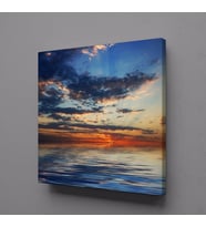 GÖKYÜZÜNÜN DEĞİŞİK RENKLERİ KANVAS TABLO 60x60cm (Karışık)