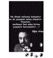 Oğuz Atay Yaşamak Puzzle 240 Parça Yapboz