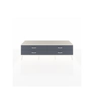 Hyperion TV Ünitesi 4 Çekmeceli  176x44x51 Antrasit-Aytaşı/Antrasit
