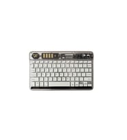 ZR612 Rgb Şeffaf Beyaz Bluethooth Klavye TG-V 11003