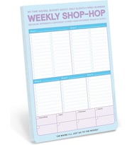 Weekly Shop-Hop Pad with Magnet