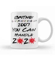 Britney Survived 2007 You Can Handle 2020 Kupa Bardak Porselen
