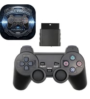 Platoon Kablosuz PS2 Oyun Kolu 2.4GHz Çift Titreşimli Wireless Gamepad Alıcılı