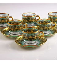 Sümeyye Sarı Espresso Boy Türk Kahvesi Takımı