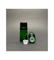 Labshop41 Yeşil  Cam Şişe 5 ml  , 5 cc Siyah Kilitli Kapaklı Cam Şişe  ,  Saydam Cam Şişe x 10 Adet