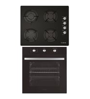 ALVEUS EMİRGAN 2'Lİ SİYAH ANKASTRE SET(GLS 640 - MFA 614)