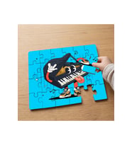 Sevimli Çılgın Piyano Tasarımlı 24 Parça Ahşap Çocuk Puzzle MPK0710