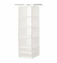 Dolap İçi Bölmeli Düzenleyici IKEA Ölçü 35x45x125 cm Beyaz Renk MeridyenDukkan Bölmeli Düzenleyici