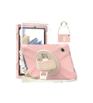 Samsung Galaxy X200 Tab A8 10.5 Kılıf Amazing Tablet Kapak - Pembe