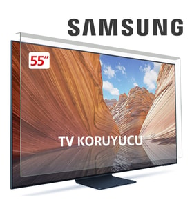 SAMSUNG 55S90F TV EKRAN KORUYUCU - Samsung 55" inç 139cm QLED KIRILMAZ Koruyucu QE55S90FAEXTK