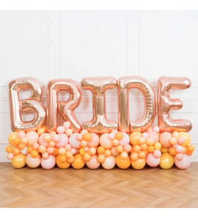 Bride Yazılı Balon Aranjmanı