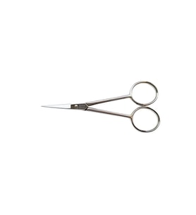 009-400 Ayrık Saplı Nakış Makası No: 4 İnç / 10,16 Cm - Nikel Kaplama