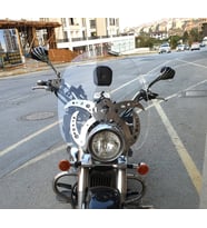 MOTOCAM Suzuki VL 800 Ön Cam 2004-2016 Model 61cm Şeffaf Renkli 4mm APARATSIZDIR