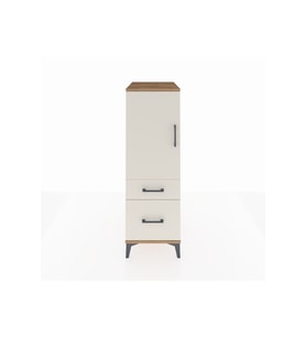 Kronos Dolap 2 Raflı 2 Çekmeceli Tek Kapaklı 44x59x134 Çam-Aytaşı