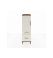 Kronos Dolap 2 Raflı 2 Çekmeceli Tek Kapaklı 44x59x134 Çam-Aytaşı