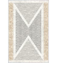 Eliana Home Baskılı, Yıkanabilir Kaymaz Taban Salon Halısı LNA1569-HT170 100x150 cm (Sarı)