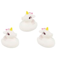 3’lü Unicorn Bebek Banyo Oyuncağı Seti - Unicorn Vinil Figürler