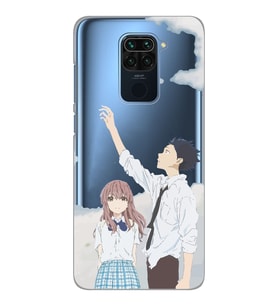 Xiaomi Redmi NOTE 9 Uyumlu A Silent Voice Tasarımlı Şeffaf Telefon Kılıfı
