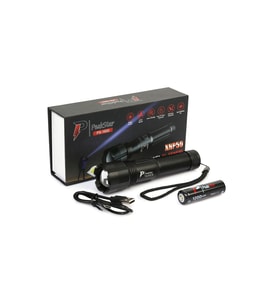 PeakStar Ps-1600 Süper Parlak Led Zoomlu 5 Mod Su Geçirmez Profesyonel Kamp Bekçi cı Feneri