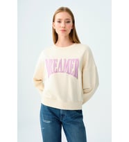 Loft Kadın Sweatshirt LF2035722 (Ekru)