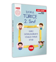 2026 MEB İlkokul 2.Sınıf Türkçe Süreç Değerlendirmeye Yönelik Etkinlik Kitabı (Renkli)BASKI ÜCRETİ