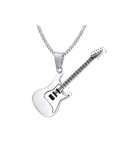 Gitar Kolye Paslanmaz Çelik